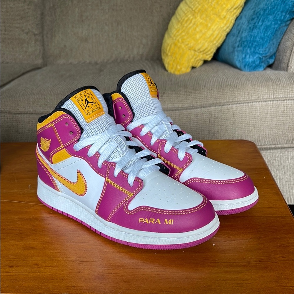 Jordan Athletic Shoes - “ Dia de Muertos  “ edition - Purple and Gold